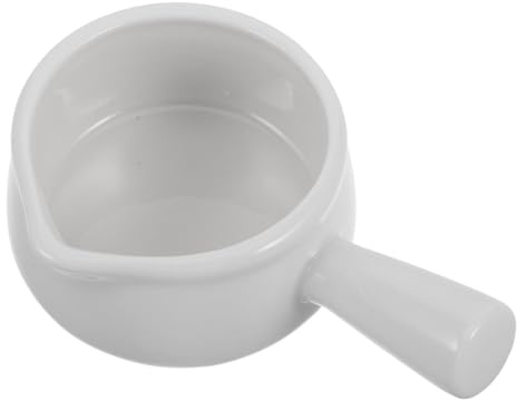 LABRIMP Cerámica Japonesa Pequeña Jarra con Asa para Leche y Vinagre Cuenco Versátil para Salsa para Cocina y Restaurantes