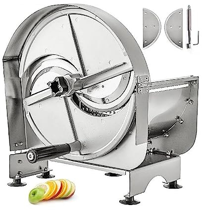 Affettatrice for frutta manuale commerciale Alluminio for uso domestico 0.2-12mm Utensile for affettare la cucina multifunzione regolabile for affettare verdure