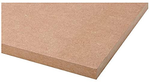 12mm MDF Board 915 x 305mm 3ft x 1ft Pack of 2 | Long narrow smooth sanded fibreboard panels for panelling strips, boxing in and internal joinery details