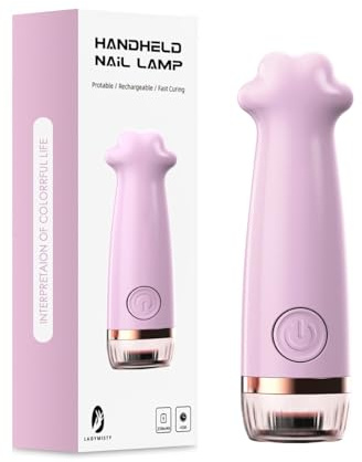 Lampada LED per Unghie - Dispositivo per Manicure con Asciugatura UV e 2 Impostazioni Timer | Asciugatore Per Smalto Per Unghie Portatile | per Casa Spa Centro Estetico Salone di Bellezza