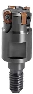 Fresadora, Portaherramientas de fresado pequeño de doble cara de avance rápido for insertos de carburo. Fresa de fresado frontal.(08M04-01)