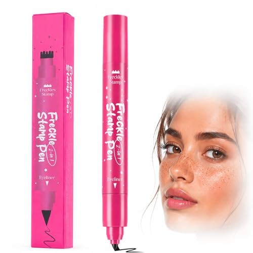 BIVYAX Crayon 2 en 1 Tâches de Rousseur et Ligneur, Formule Waterproof Anti-Bavure, Pointe de Précision pour un Fini Naturel, Maquillage Longue Tenue Effet Soleil, Adapté à Tous Types de Peau