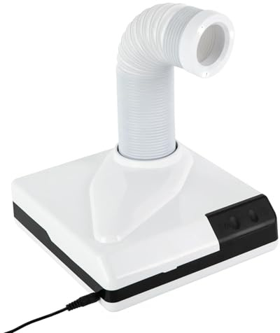 Nagelstaubabsaugung, ABS-sauger for Nagelstudios, Zahnmedizin, 60 W, Poliersaugmaschine, saugmaschine for Polieren, 7,5 x , 8,3 Zoll