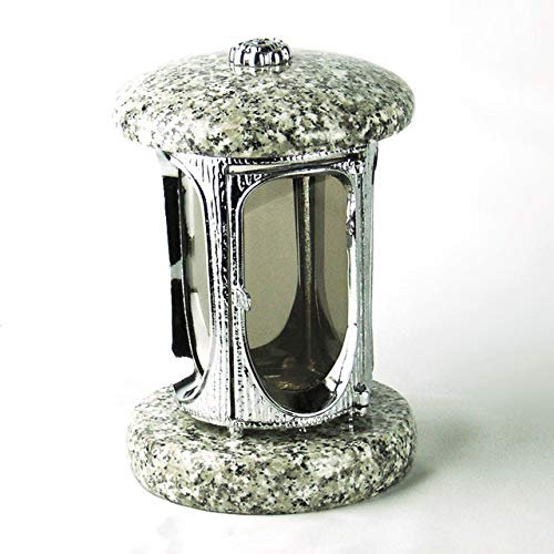 designgrab Alu Grablampe aus verchromtem Aluminium in Granit Schlesisch