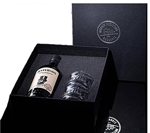 Jefferson Amaro Importante, 700 ml, Note Agrumate ed Erbacee, Ideale con Bitter e Vermouth, Botaniche Selezionate e Raccolte a Mano, Jefferson Amaro Calabrese, Confezione Regalo, 30% Vol.