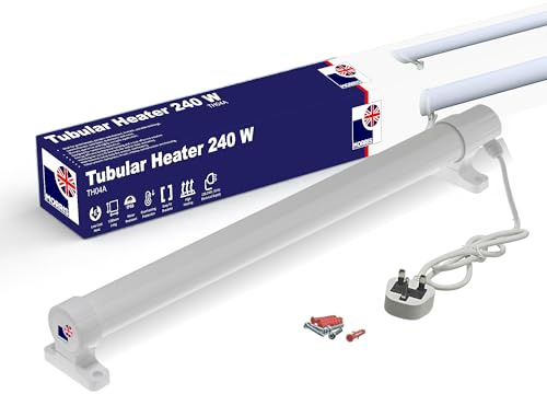 Morris Tubular Heater 1ft, 2ft, 3ft, 4ft Tube Heater Green house Bathroom Conservatory (4FT-240w)
