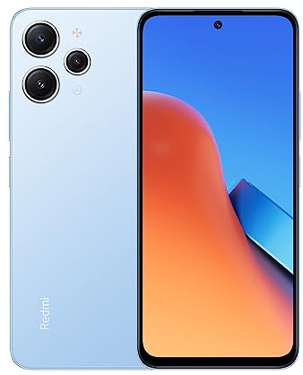 Xiaomi Redmi 12 Smartphone, Procesador MediaTek G88, Cámara Principal 50MP, Pantalla 90Hz FHD+, Batería 5000mAh (4+128GB Azul)