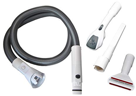 Ersatz Schlauch Hundebürste Düsenset geeignet für Vorwerk Kobold VK7 VK 7 | Geeignet für Vorwerk Akkustaubsauger Kobold VK7 VK 7, Schlauch stromlos, Hundebürste, Fugendüse, Polsterdüse inkl. Adapter