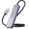 LENTION Hub USB 3.0, 4 Porte USB 3.0 Dati & Porta Alimentazione tipo C, Adattatore Multiporta con Cavo Lungo 0.6M, per PC Windows, MacBook, Laptop, Desktop, Altri con Porta USB-A 3.0 (HE32-0.6M)