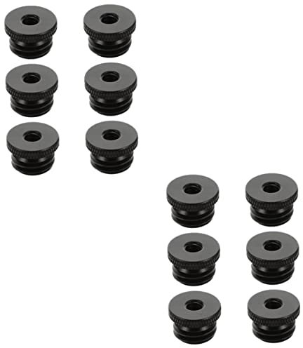 GaRcan Stück schwarz auf Stativ, Legierung/Aluminium, praktischer weiblicher Anschluss, Mikrofon für Ständer, Kamera, Mikrofonhalterung, männliche Adapter, Adapter, Schraube, Konvertierun