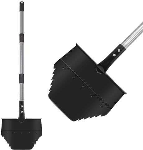Garden 53.5Inch Edger Lawn Tool, Manual Long-Handled Edging Shovel, Snow Shovels,Lawn Edging Tool for Yard, Garden Beds,Landscaping, Sidewalk