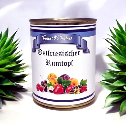 Ostfriesischer Rumtopf aus der Dose mit Jamaica Rum 720 ml