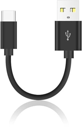 DOSERTY Cable de carga rápida USB C corto USB a tipo C, línea de datos para tablet S23 S22 S21 tipo C