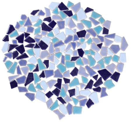 DECORNIJIA 400g Mosaikfliesen Zum Basteln Keramikfliesen Unregelmäßiger Stein Fliesenmischungen Für Heimdekoration Diy-fliesen Keramikstücke Zum Kreativsein
