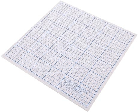 DOITOOL Tapete para Máquina Cortadora de Tela 30 CM Almohadilla de PVC Rígido Rejilla Visible Antideslizante y Ligera para Corte de Precisión en Costura y Proyectos Textiles