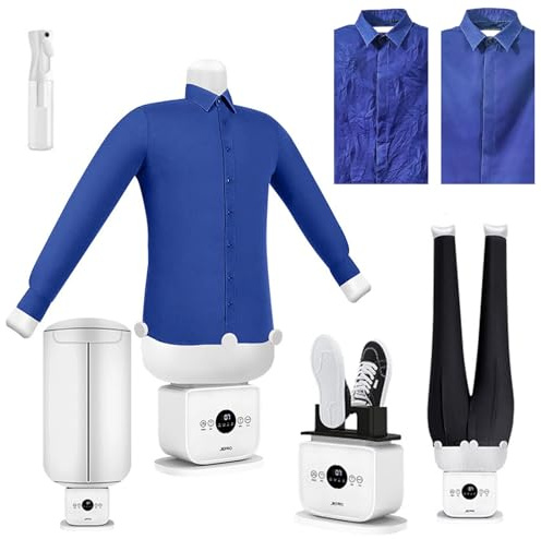 NYANS Automatic Shirt Dryer and Ironer, Multi-Size Ironing Mannequin, Easy Drawing for Shirts and Trousers, Heating Temperature 60-70°C B