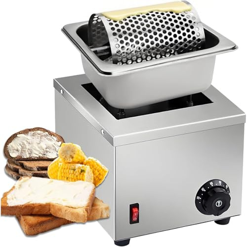 Rullo elettrico per formaggio e burro con temperatura regolabile da 0 a 110 ℃ per picnic interni ed esterni, campeggio e barbecue
