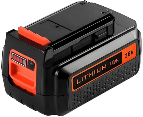 High Capacity Compatible With Black+Decker 36V Li-Ion Garden Tool Battery 4000mAh For LST136 LST420 LST220 LST400 CST1200 LBXR36 BL2036(1PCS Battery)