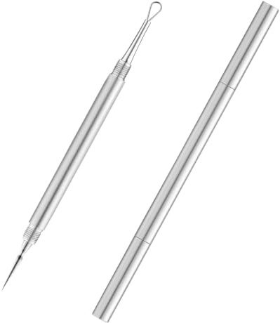 Pimple Squeeze Tool, Milia Remover, Comedone Squeezer, Lancet Needle Acne