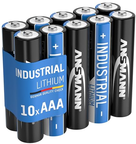 Ansmann 1501-0010, 3000 mAh 1,5 V, AAA, Micro, L92 FR03 Lithium Industrie High Energy