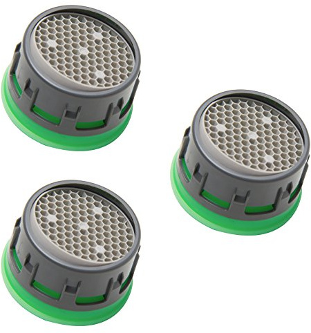 Neoperl 3x Ersatz Strahlregler 7,5L/Min PERLATOR® HONEYCOMB® SSR Winkel verstellbar ECO Wasserspar Mischpatrone Ersatzpatrone Set