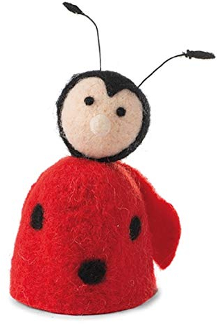 ETC Baden dekorativer niedlicher Eierwärmer Marienkäfer aus Filz