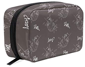 FANTAZIO Kosmetiktasche für Frauen, schöne Faultiere, Make-up-Taschen