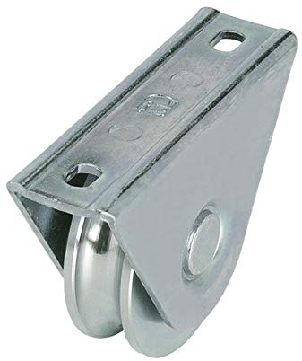 Metalideal - Roulette de Portail Coulissant avec Support Extérieur Ø 60 mm - Pour Rail 16 mm - Charge 100 kg - Galet en Acier Galvanisé | Galet support extérieur compact Ø 60 mm en acier galvanisé pour portail coulissant sur rail à gorge ronde 16 mm.