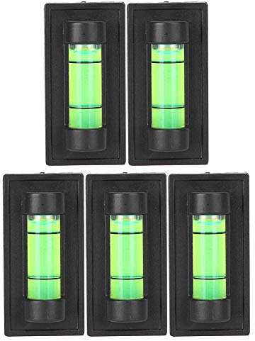 Lot de 5 mini niveau à bulle carré à bulle de haute précision pour accrochage d'images, trépieds, machines
