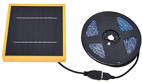 Full Spectrum LED Grow Lamp, 5W Solar Growing Lights, High Luminous Flux Plant Grow Flower Strip Lamp Light String for Gardening, Greenhouse, Indoor Hydroponic(3meter/9.84feet)