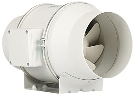 oiakus Inline Duct Fan, 4/6 Extractor Fan with Wireless Switch Exhaust Blower Vent Air Extractor, High Efficiency Duct Fan Booster for Bathroom, Office, Hotel, Hydroponic