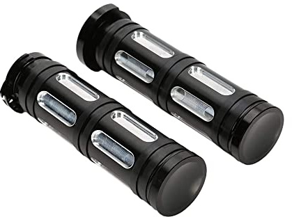 Baceyong 2x Motorradgriff, universelle 25-mm-Griffstab wasserdichte Nicht-Schlupf-Aluminium-Motorrad-Lenkergriffe