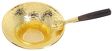 Cabilock Delicate Copper Flower Shaped Tea Infuser Creative Japanese Strainer Efficient Brewing Easy to Clean