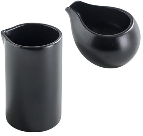 Kichvoe 1ensemble Set De Récipients Céramique Pour Lait Sauce Miel Et Comprend Pot à Lait Et Cuillère Design Épuré Et Fonctionnel Pour Cuisine Moderne