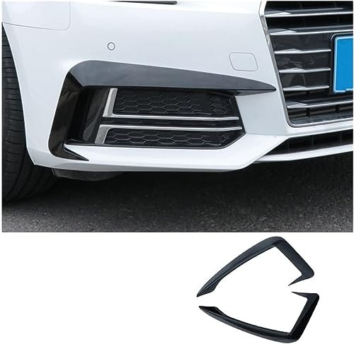 TTTao Auto Frontlippe Frontspoiler für A-UDI A4 B9 2017 2018 2019,Front Stoßstange Splitter Canard Diffusor Body Kit,D-Type a Black