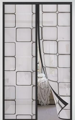 Thermovorhang Wärmeschutzvorhang 70 x 210cm Winter Kalteschutz Isolier Schutz Für Tür Magnet Thermo Türvorhang Fliegengitter Wasserdicht Fliegenvorhang für Balkontür Wohnzimmer Terrassen Küchen