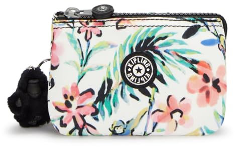 Kipling Creativity S Petit Sac à Main, Pochettes, Étuis, Cocktail Floral (Orange)