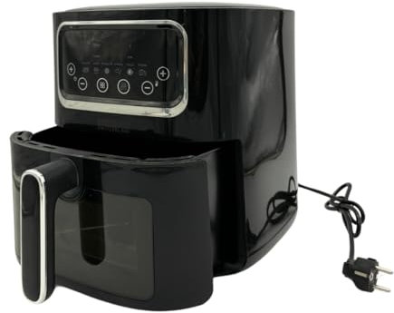 Swiss Line Switzerland Airfryer XXL - Freidora de aire caliente - Negro - Pantalla táctil digital - 2400W - 8 litros