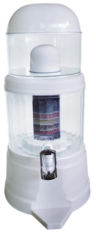 LOVIVER Dispensador purificador de Agua Purificador de Agua de Barril de Agua de 14 L Fácil de Usar Jarra de Filtro de Agua de tamaño Compacto para