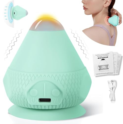 Binnan Boules de Massage avec Ventouse, Masseur Mains Libres avec Ventouse, Balle de Massage, Soulage L'Épaule, Les Bras, Le Dos, Les Jambes, Les Mollets ou des Muscles