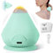 Binnan Bola de Masaje, Pelota Masaje Muscular con Ventosa, Masajeador Muscular Eléctrico, Masajeador Corporal Eléctrico, Bolas de Masaje con Vibración, Verde