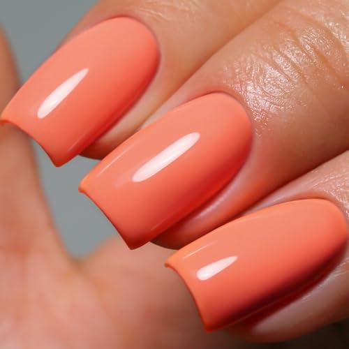 Ozzeal Pastell UV Nagellack, 15ML Pastell Koralle UV Gel Nagellack Soak Off Led Frühling Sommer Gel Nail Polish Starter Maniküre Salon DIY Zu Hause Für Mädchen