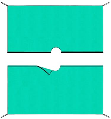 Zestivra Bâche de Jardin à Couvrir, Non-tissée, Anti-Mauvaises Herbes, résistante, imperméable, 200 x 200 cm, pour Jardin, pelouse, Fleurs, parterres de Fleurs