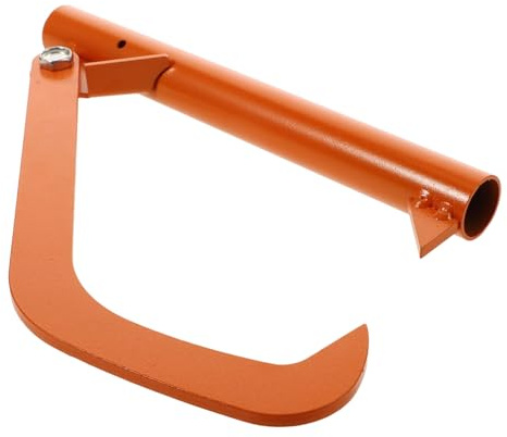 HEMOTON Outil à Rouleaux Pour Bûches En Métal Pour Abattage Crochet Robuste Pour Déplacement De Bûches Accessoire De Levage Pour Grumes Outil Compatible Types D'arbres Et Solide