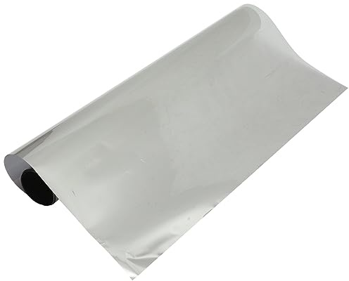 Pellicola 100x50 Privacy Riflettente Argento per Finestre Cm Pet
