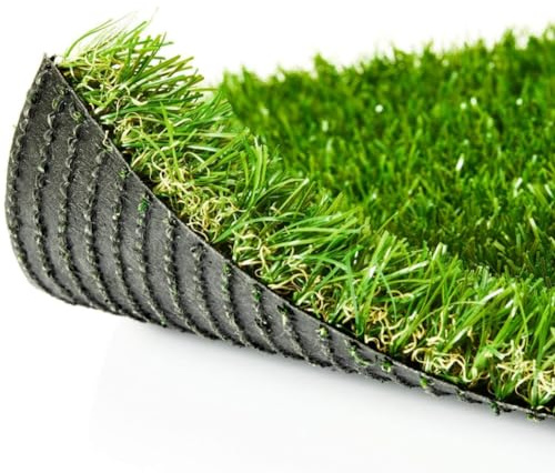 WLCNYL Césped Artificial Premium para Exteriores, 2 x 10 m, Verde, 0,8 x 0,8 m, césped Grueso Realista para jardín, Patio, césped Artificial para Perros (tamaño: 2 x 1 m) (2 x 5 m)