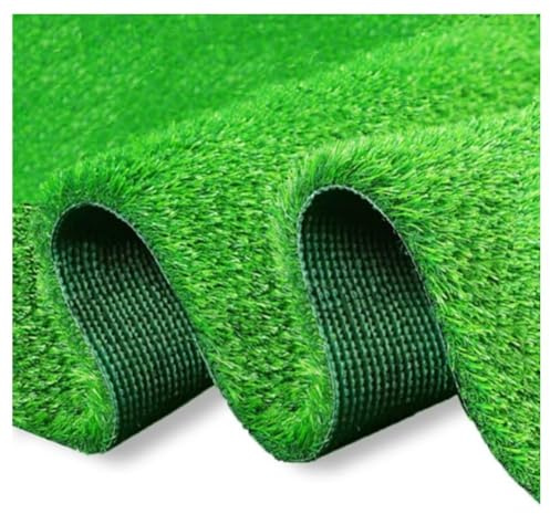 Rollo de césped artificial realista de 20 mm, 2 x 10 m, césped sintético para césped de aspecto natural, para paisajismo, jardín, patio y proyectos al aire libre