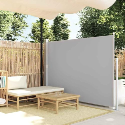 Toldo Lateral retráctil 160x500 cm Gris,Casa y jardín,Jardín,Artículos de Exterior,Sombrillas-45464