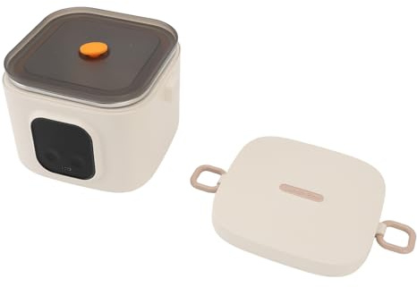 KIMISS Eléctrica Recargable con Calentador de Alimentos Autocalentable para el Hogar Al Aire Libre - Portátil con Calentador de Alimentos