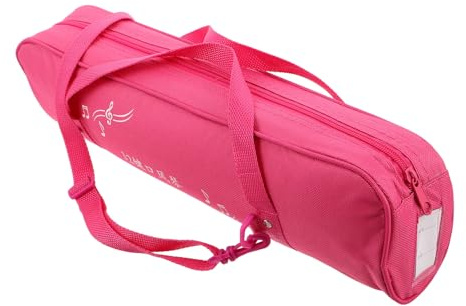 ifundom Kratzfeste Melodica Tasche aus Canvas mit Griff für 32 Tasten Tragbare Keyboard Tasche für Reisen und Auftritte in Rosa